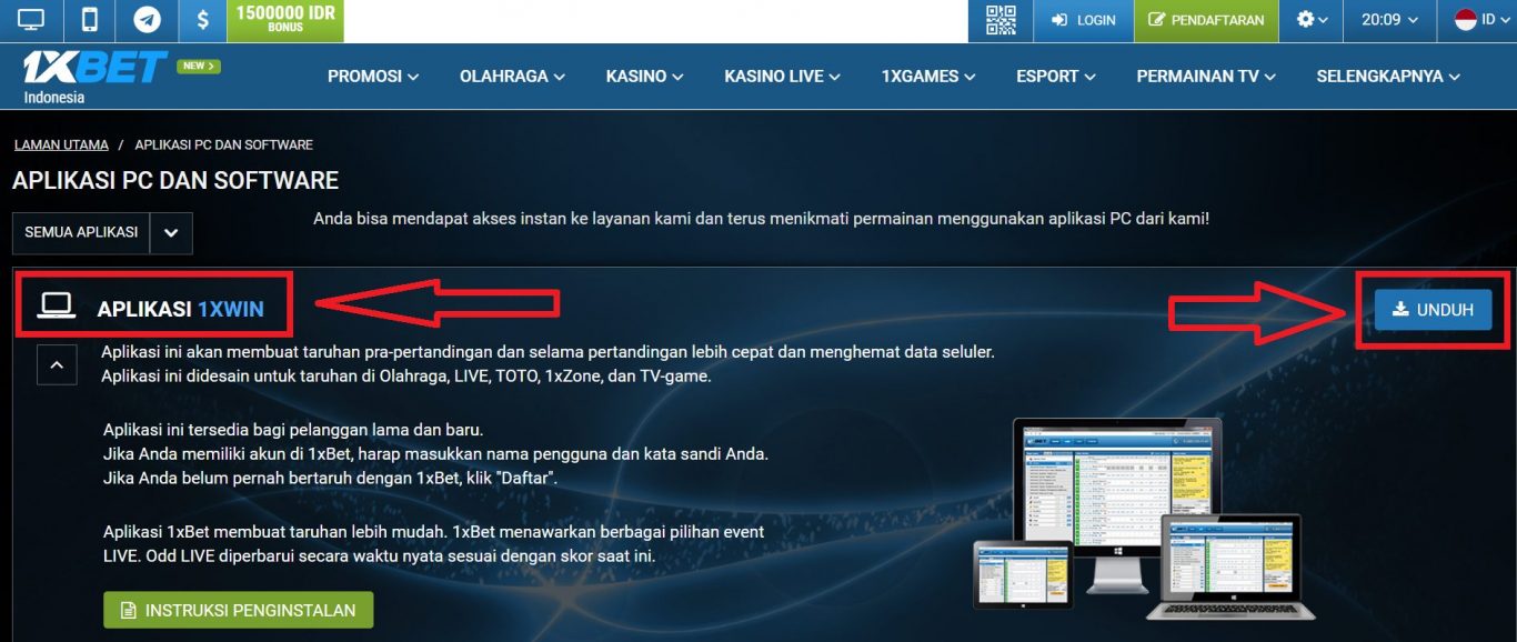 Akses Lancar Melalui 1xBet Indonesia Alternatif 